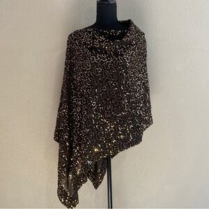 Joan Rivers off the Shoulder Shall. Cream/Pink/Black